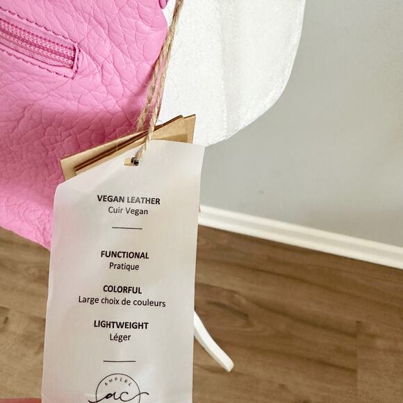 Ampere Willa Vegan Leather Crossbody Bag Purse Pink NWT - Picture 6 of 7